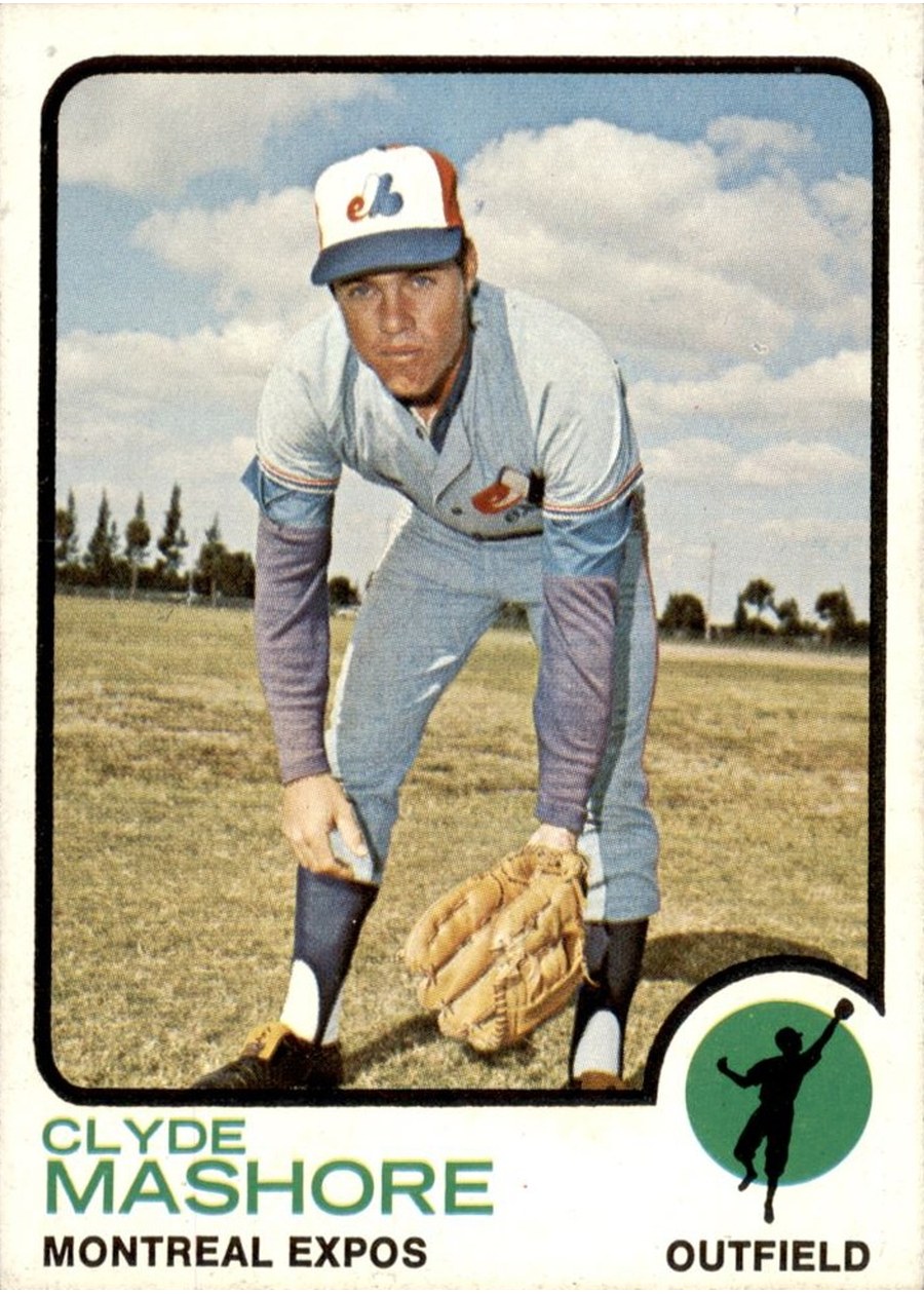 1973 Topps #401 Clyde Mashore, Montreal Expos