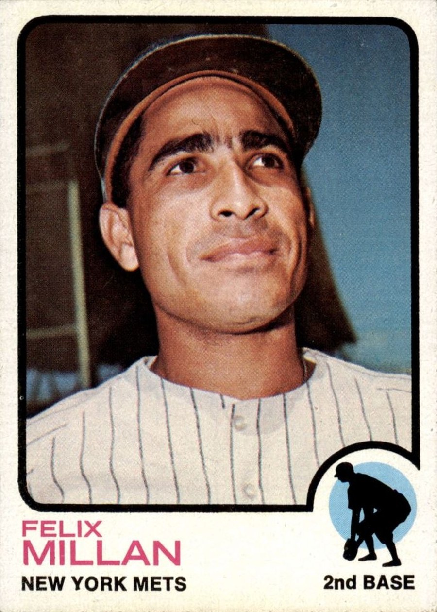 1973 Topps #407 Felix Millan, New York Mets