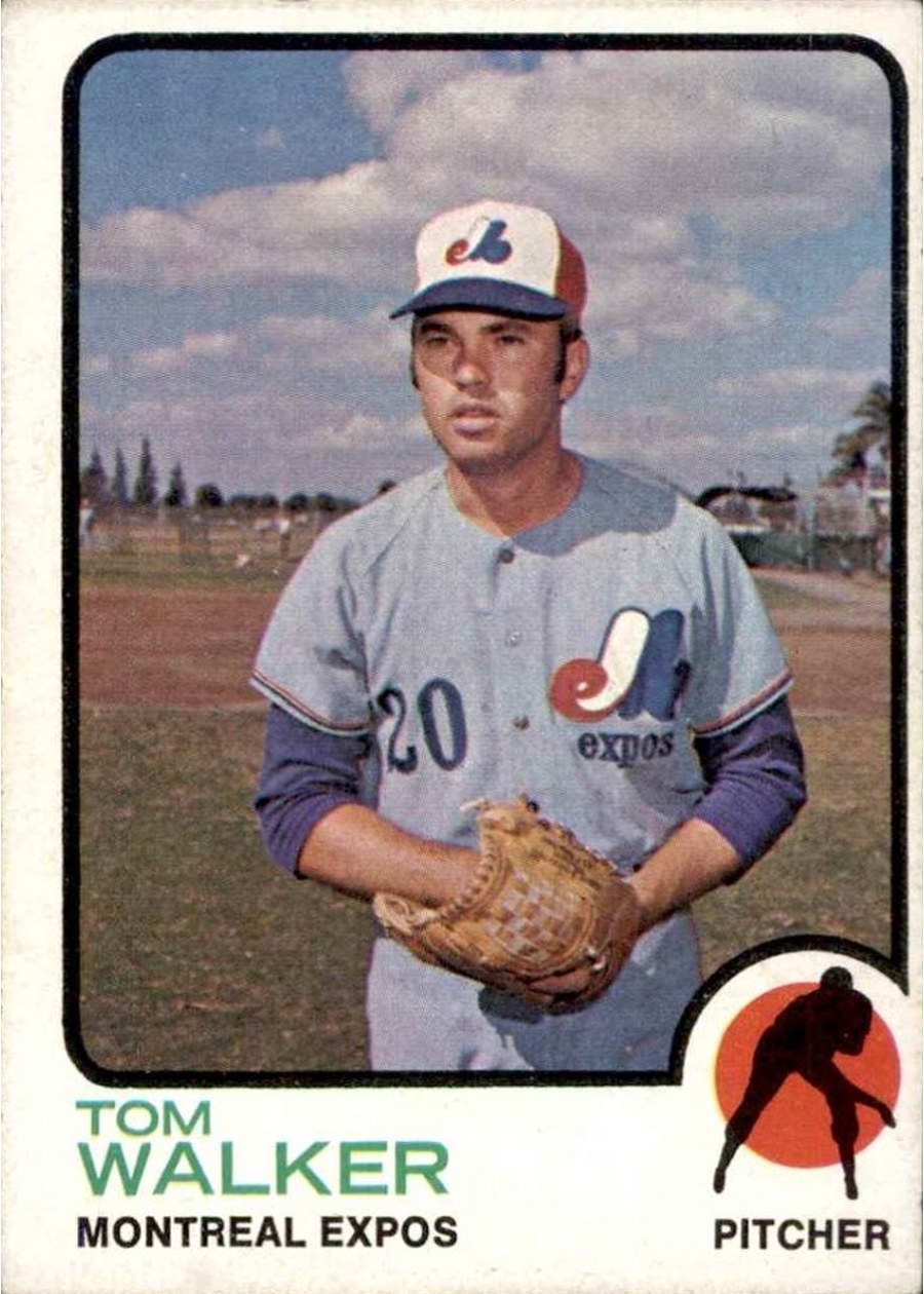 1973 Topps #41 Tom Walker, Montreal Expos