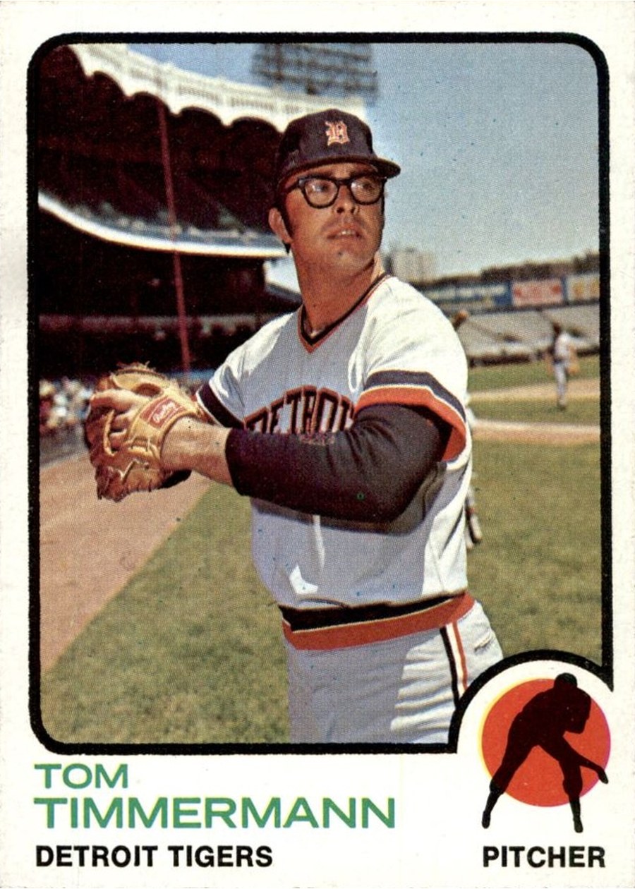 1973 Topps #413 Tom Timmermann, Detroit Tigers