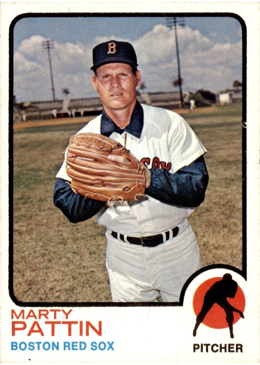 1973 Topps #415 Marty Pattin, Boston Red Sox