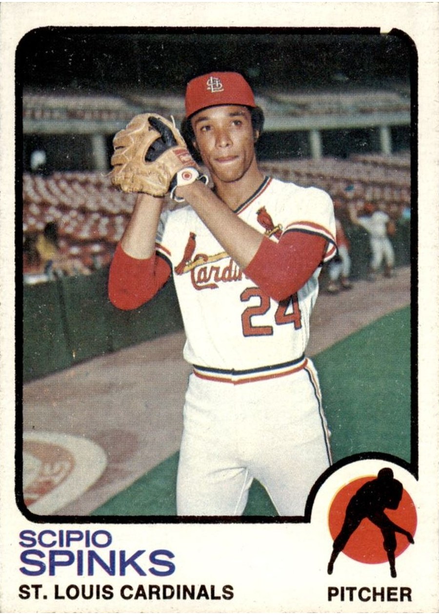 1973 Topps #417 Scipio Spinks, St. Louis Cardinals
