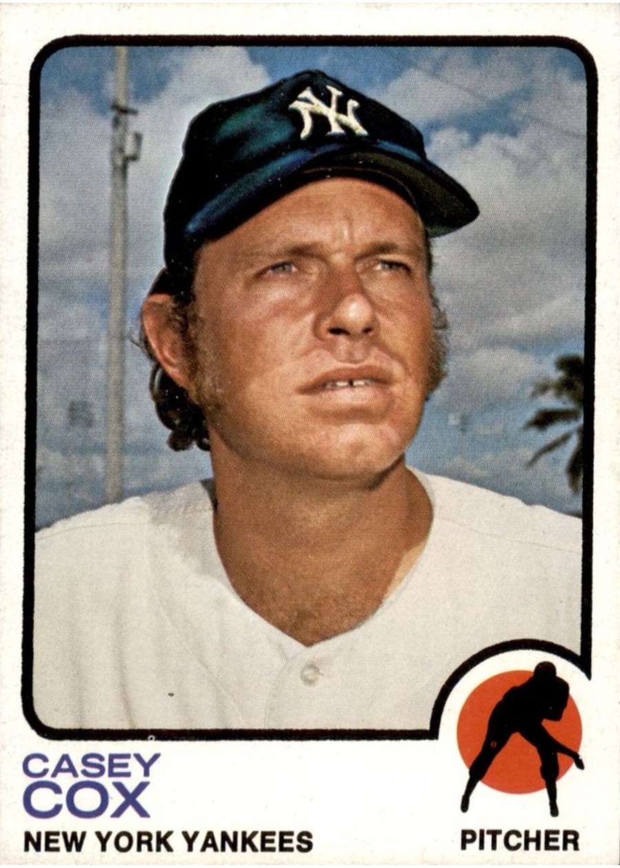 1973 Topps #419 Casey Cox, New York Yankees