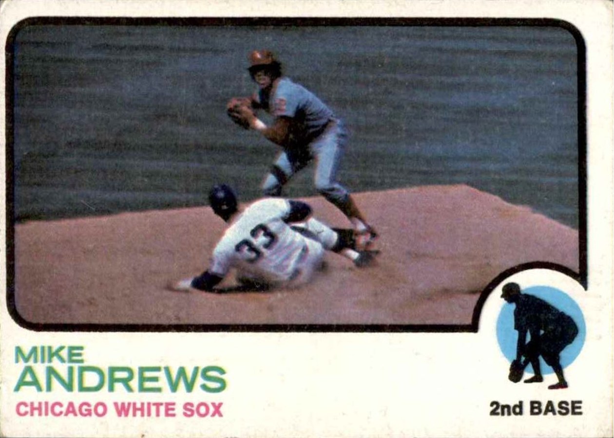 1973 Topps #42 Mike Andrews, Chicago White Sox
