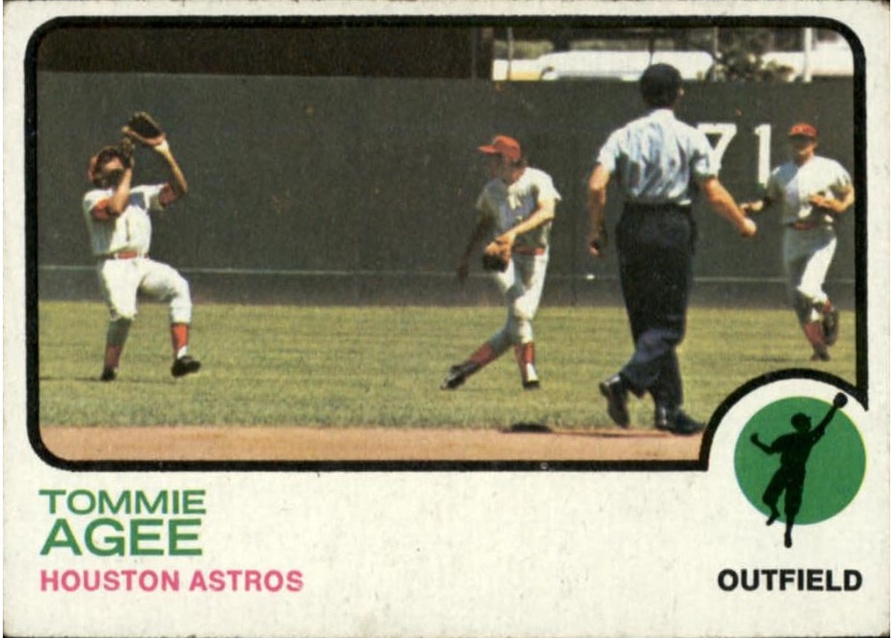1973 Topps #420 Tommie Agee, Houston Astros