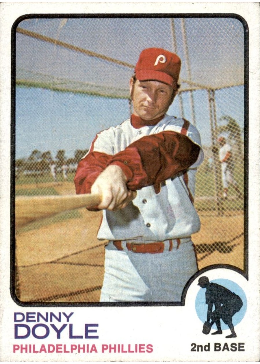 1973 Topps #424 Denny Doyle, Philadelphia Phillies