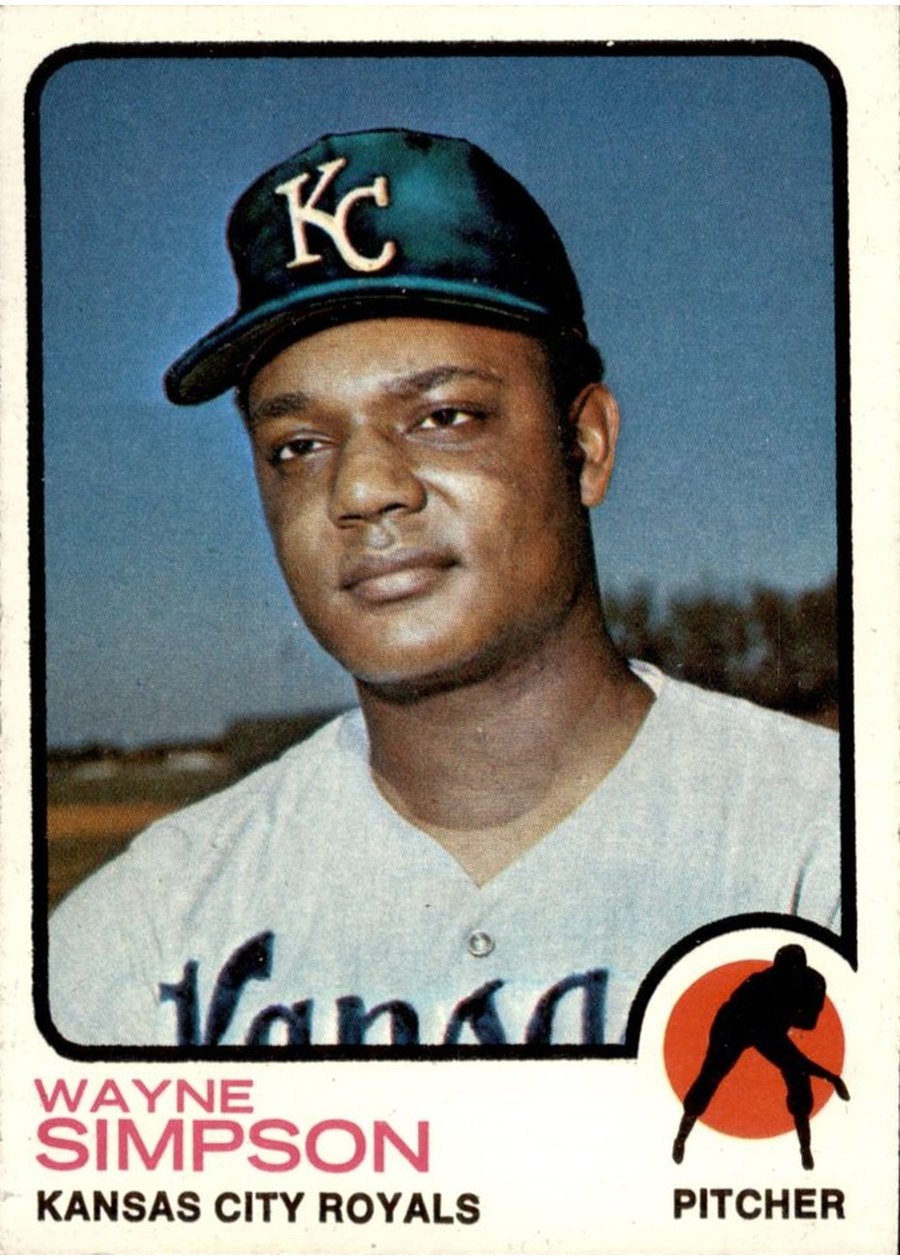 1973 Topps #428 Wayne Simpson, Kansas City Royals