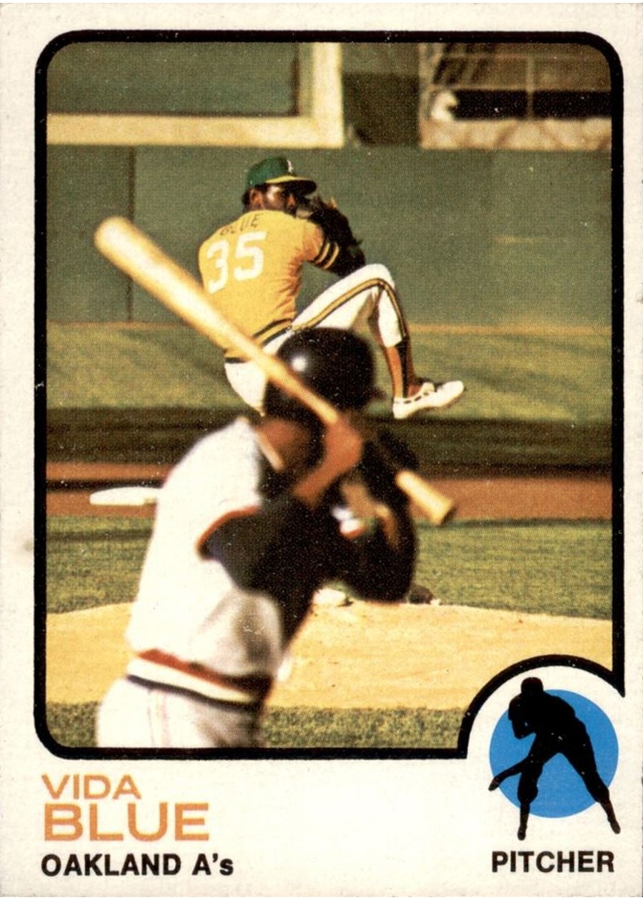 1973 Topps #430 Vida Blue, Oakland Athletics