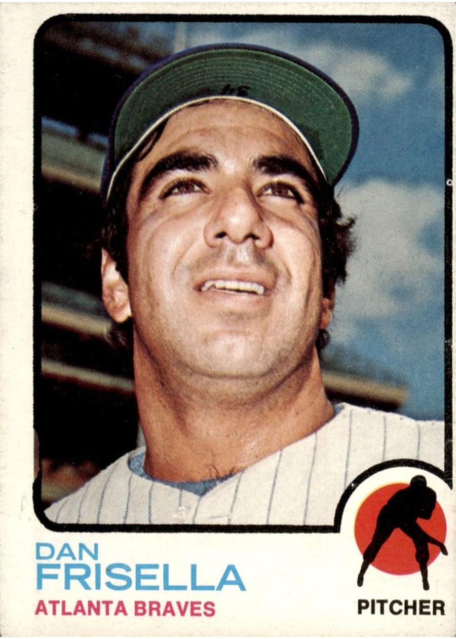 1973 Topps #432 Dan Frisella, Atlanta Braves