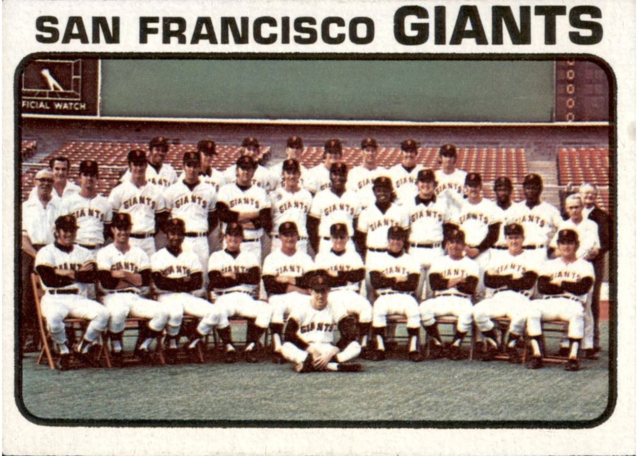 1973 Topps #434 San Francisco Giants