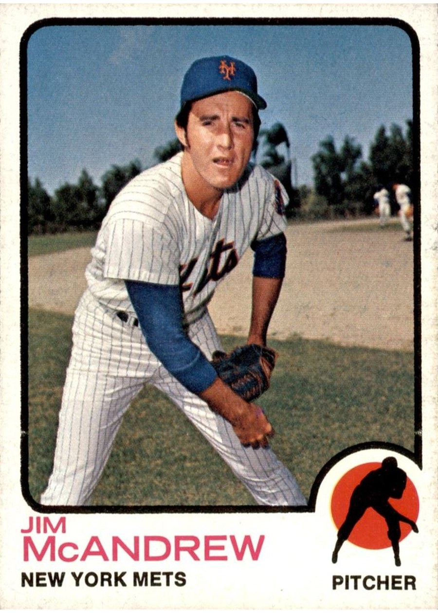1973 Topps #436 Jim McAndrew, New York Mets