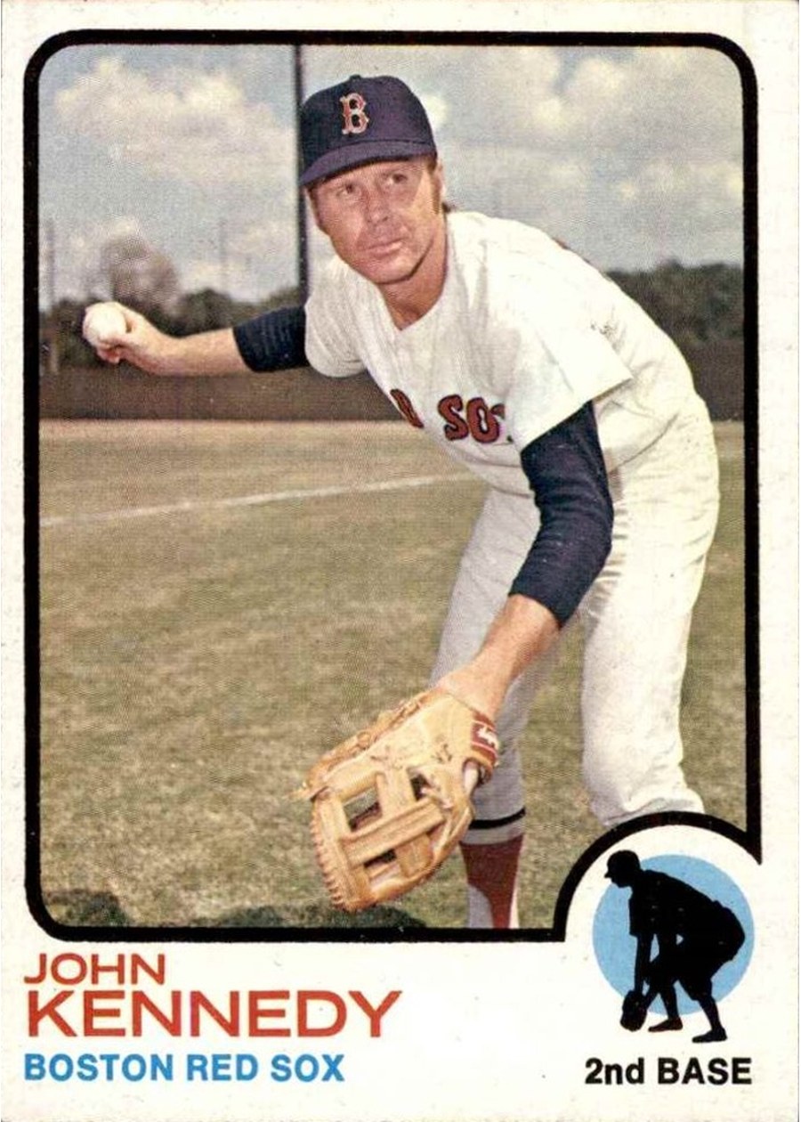 1973 Topps #437 John Kennedy, Boston Red Sox