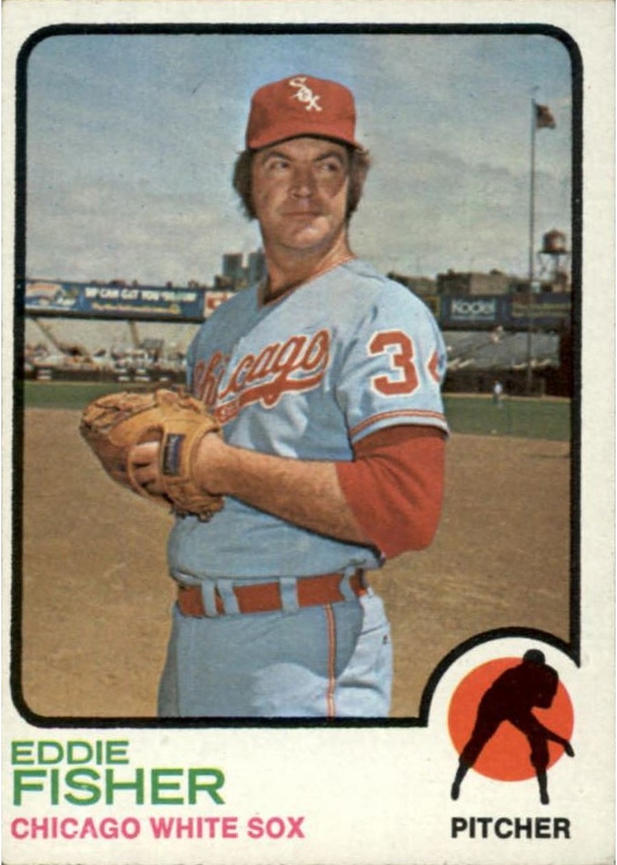 1973 Topps #439 Eddie Fisher, Chicago White Sox