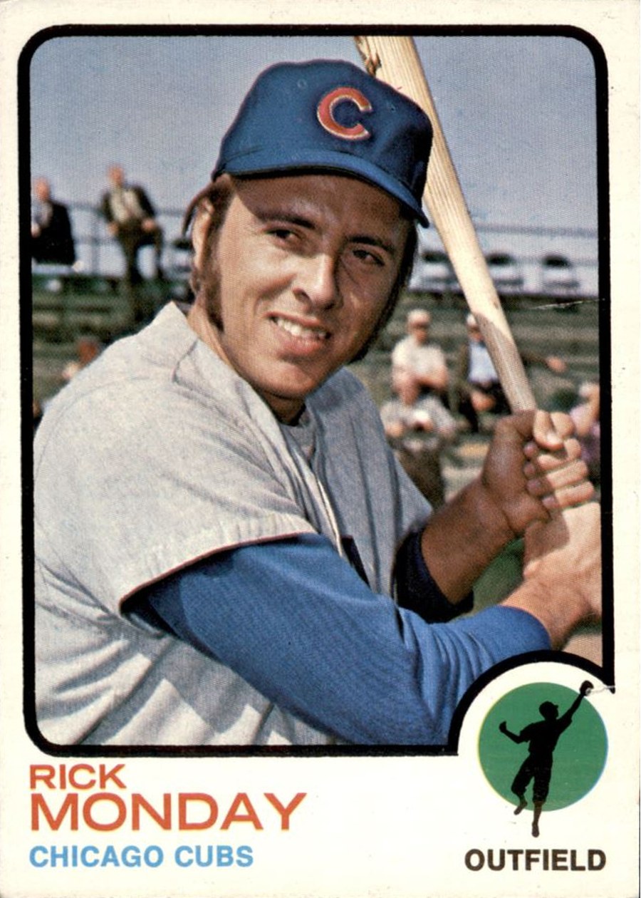 1973 Topps #44 Rick Monday, Chicago Cubs