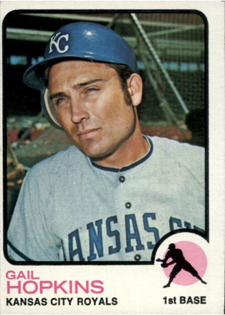 1973 Topps #441 Gail Hopkins, Kansas City Royals