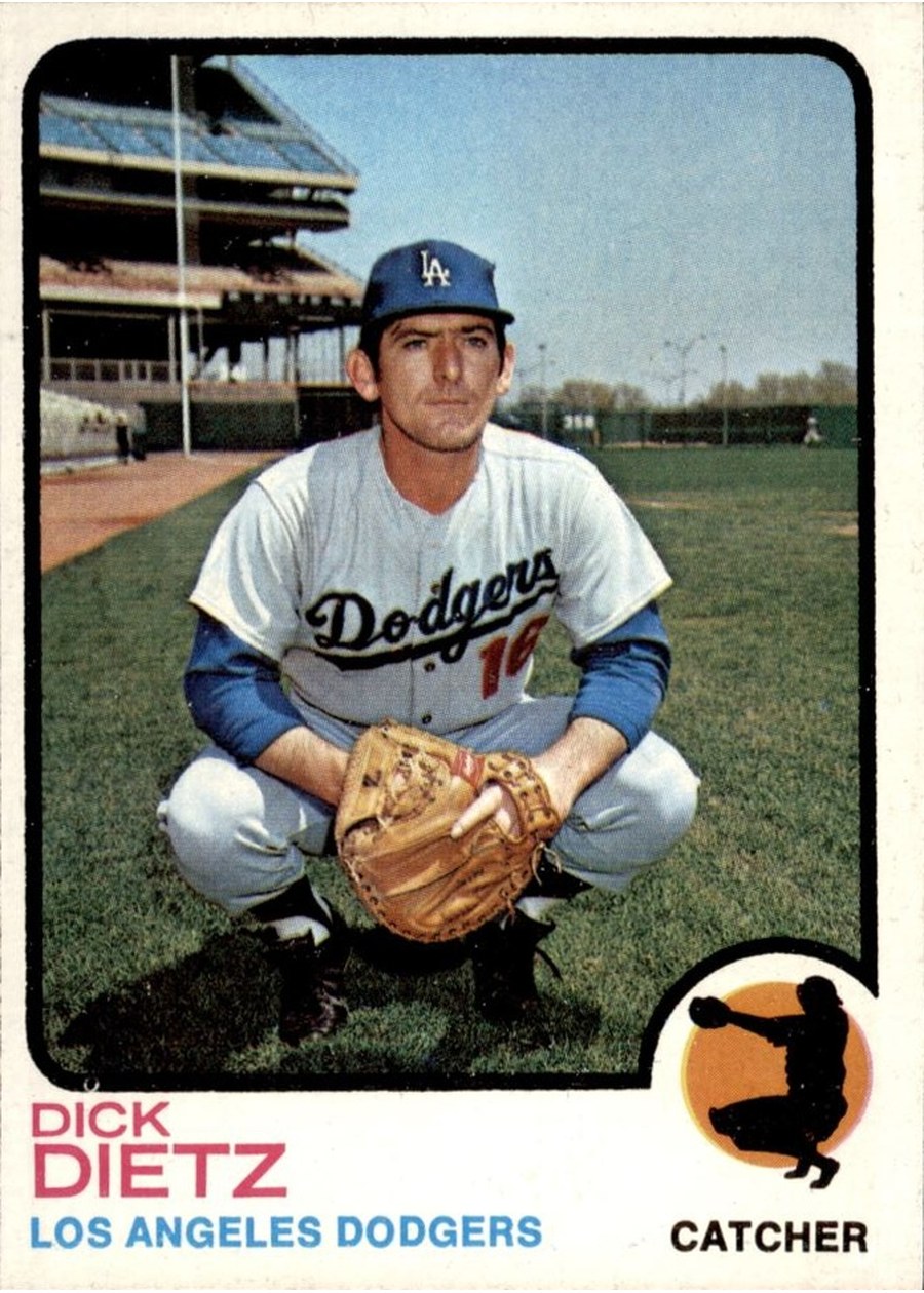 1973 Topps #442 Dick Dietz, Los Angeles Dodgers