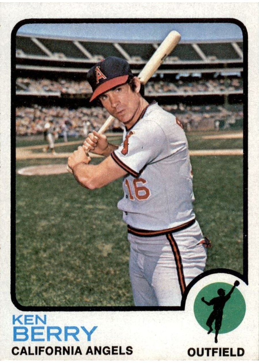1973 Topps #445 Ken Berry, California Angels
