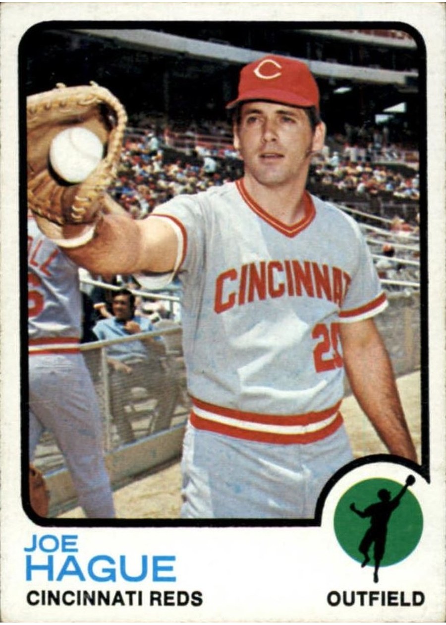 1973 Topps #447 Joe Hague, Cincinnati Reds
