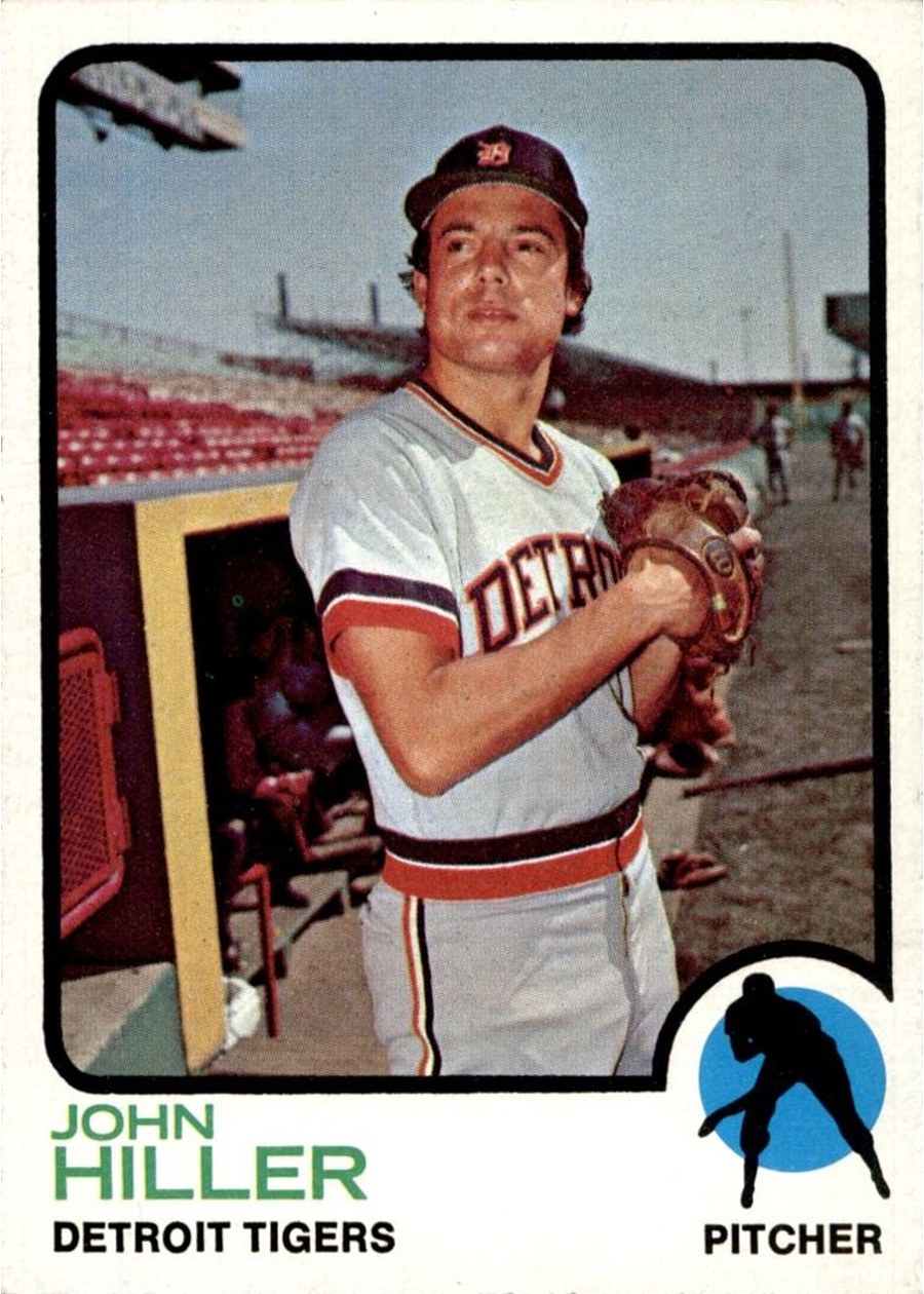 1973 Topps #448 John Hiller, Detroit Tigers