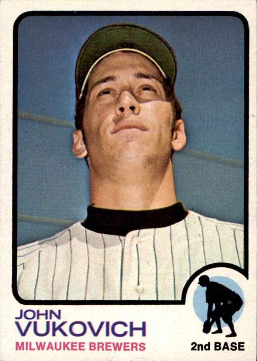 1973 Topps #451 John Vukovich, Milwaukee Brewers