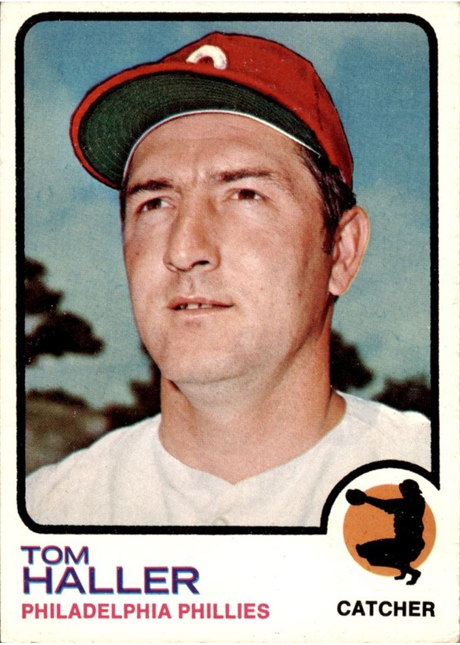 1973 Topps #454 Tom Haller, Philadelphia Phillies