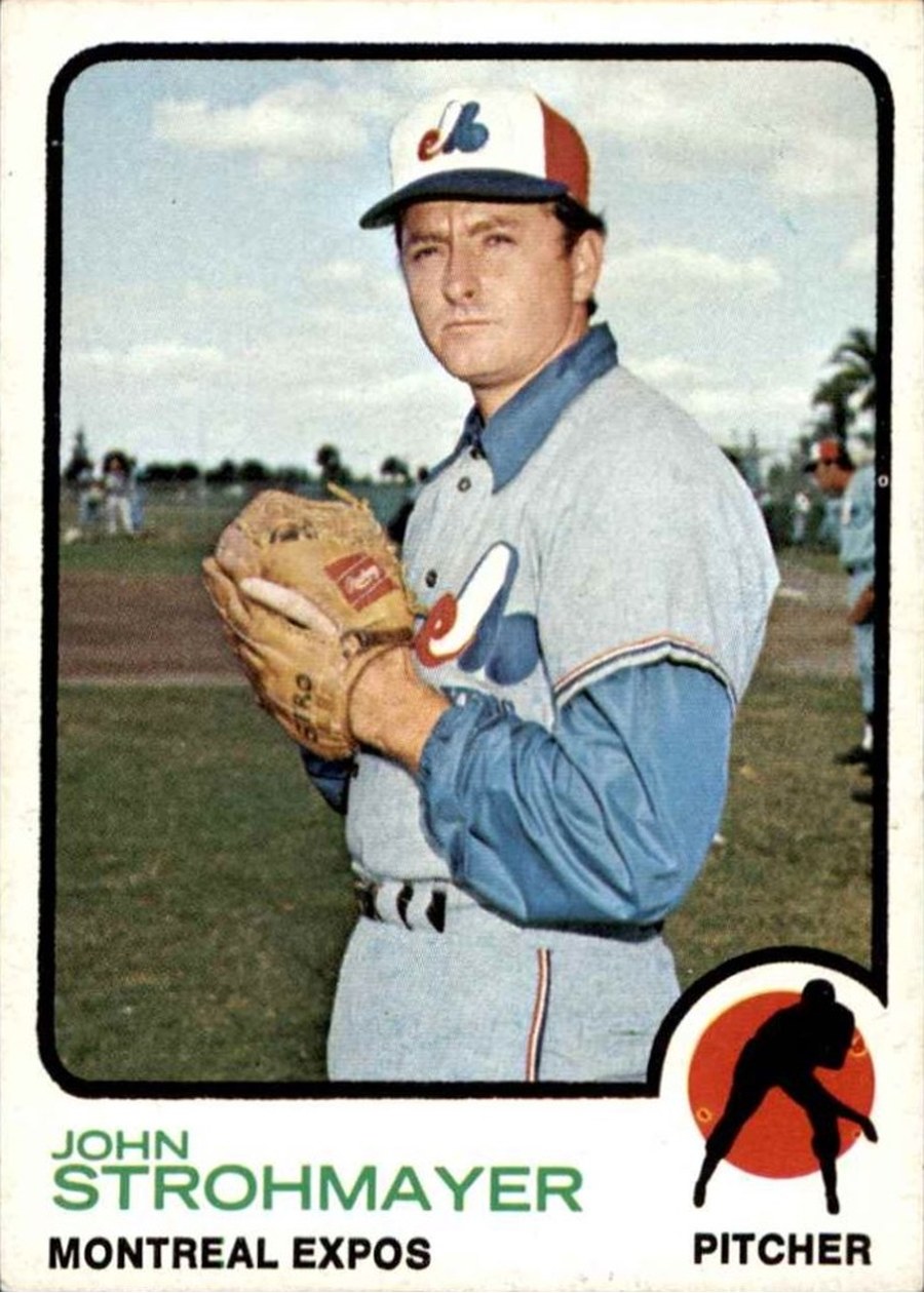 1973 Topps #457 John Strohmayer, Montreal Expos