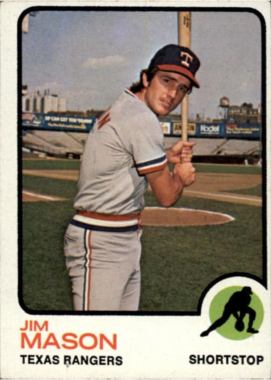1973 Topps #458 Jim Mason, Texas Rangers