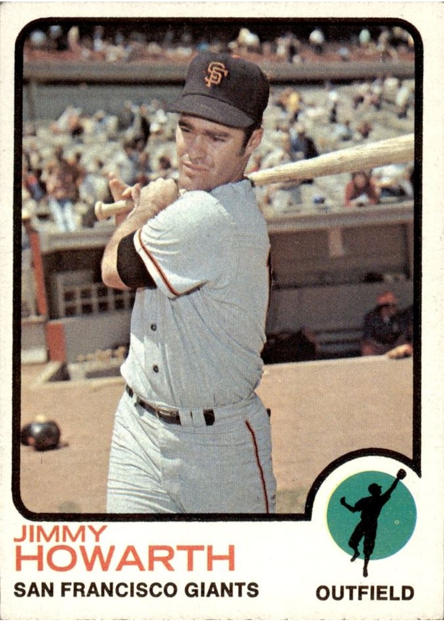 1973 Topps #459 Jimmy Howarth, San Francisco Giants