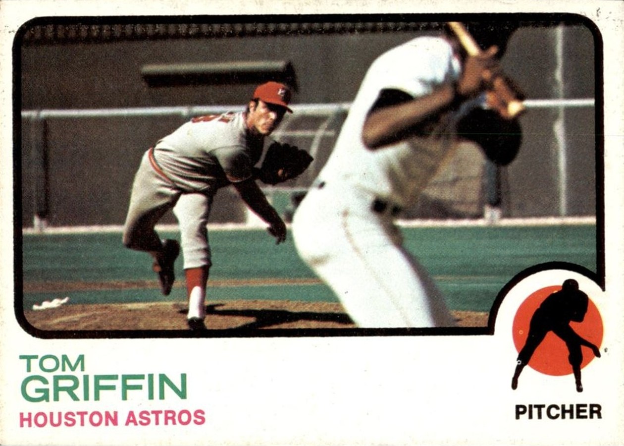 1973 Topps #468 Tom Griffin, Houston Astros