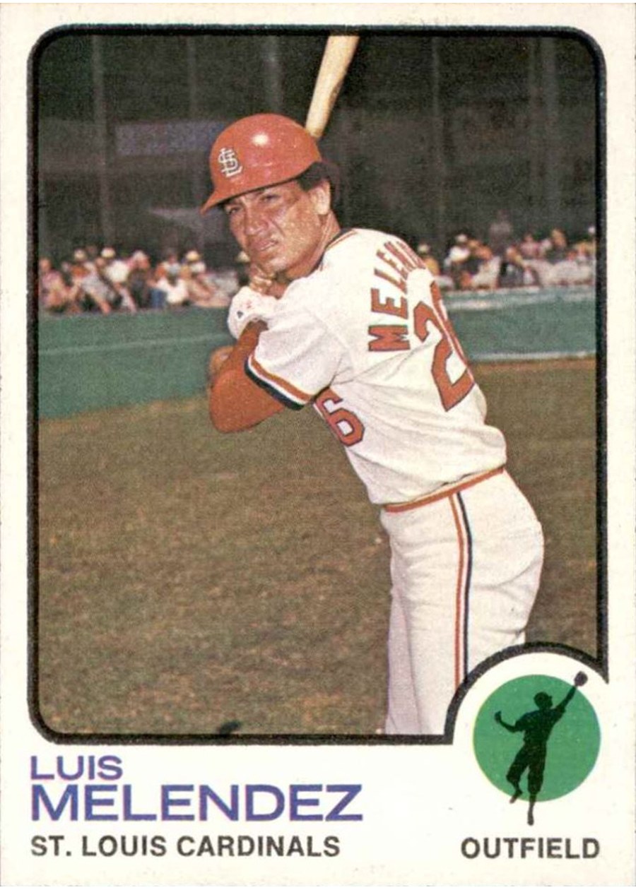 1973 Topps #47 Luis Melendez, St. Louis Cardinals
