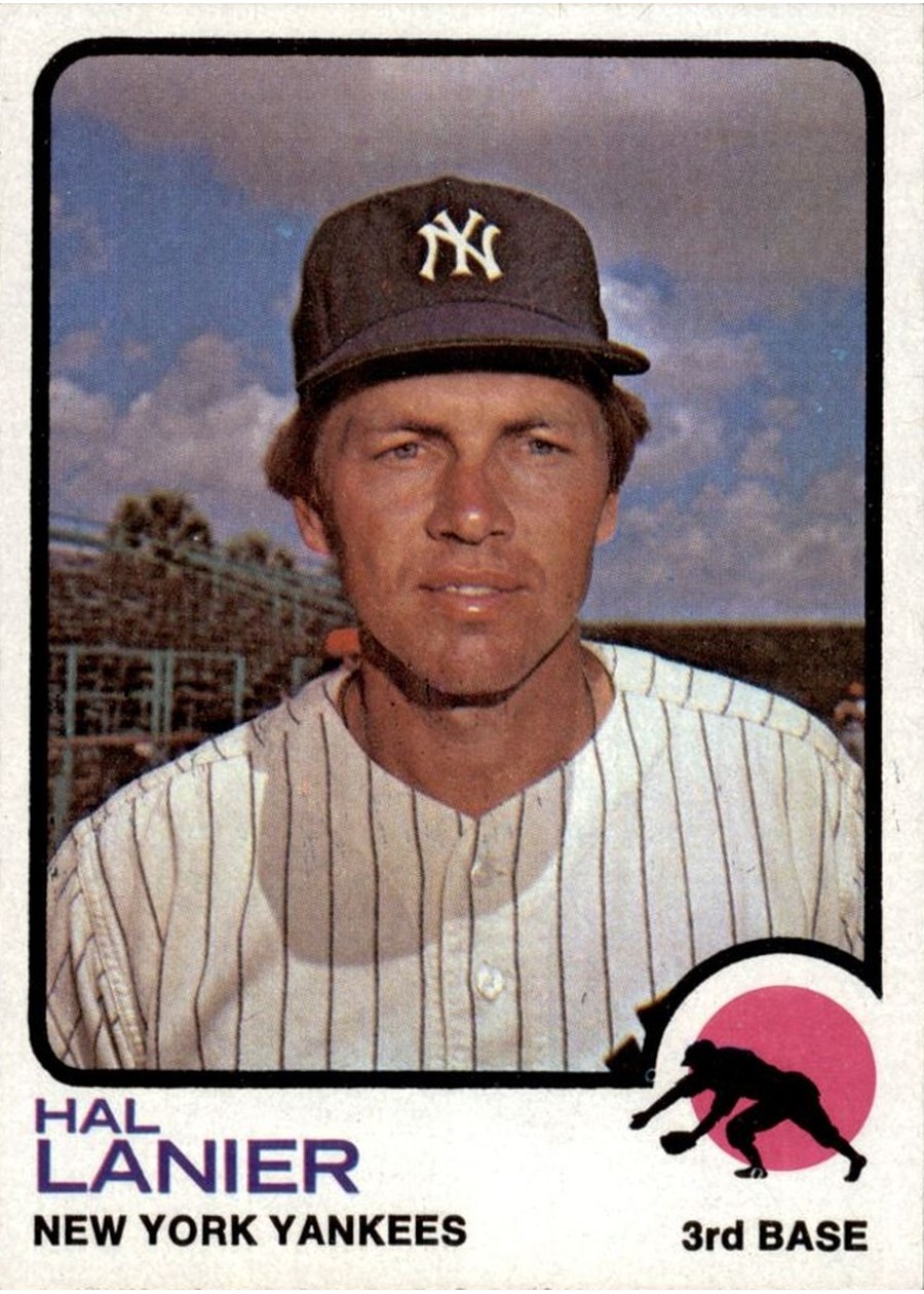 1973 Topps #479 Hal Lanier, New York Yankees