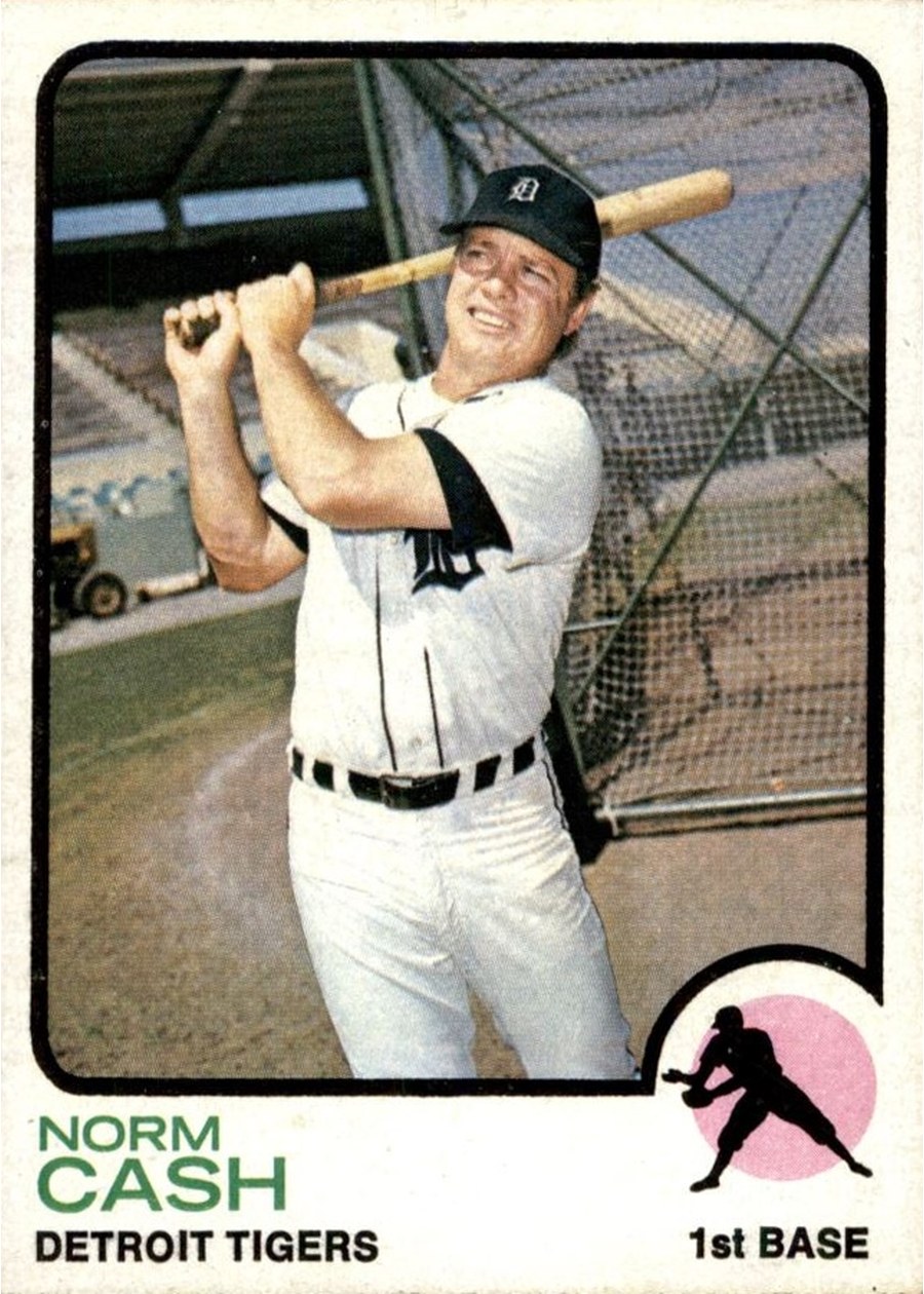 1973 Topps #485 Norm Cash, Detroit Tigers