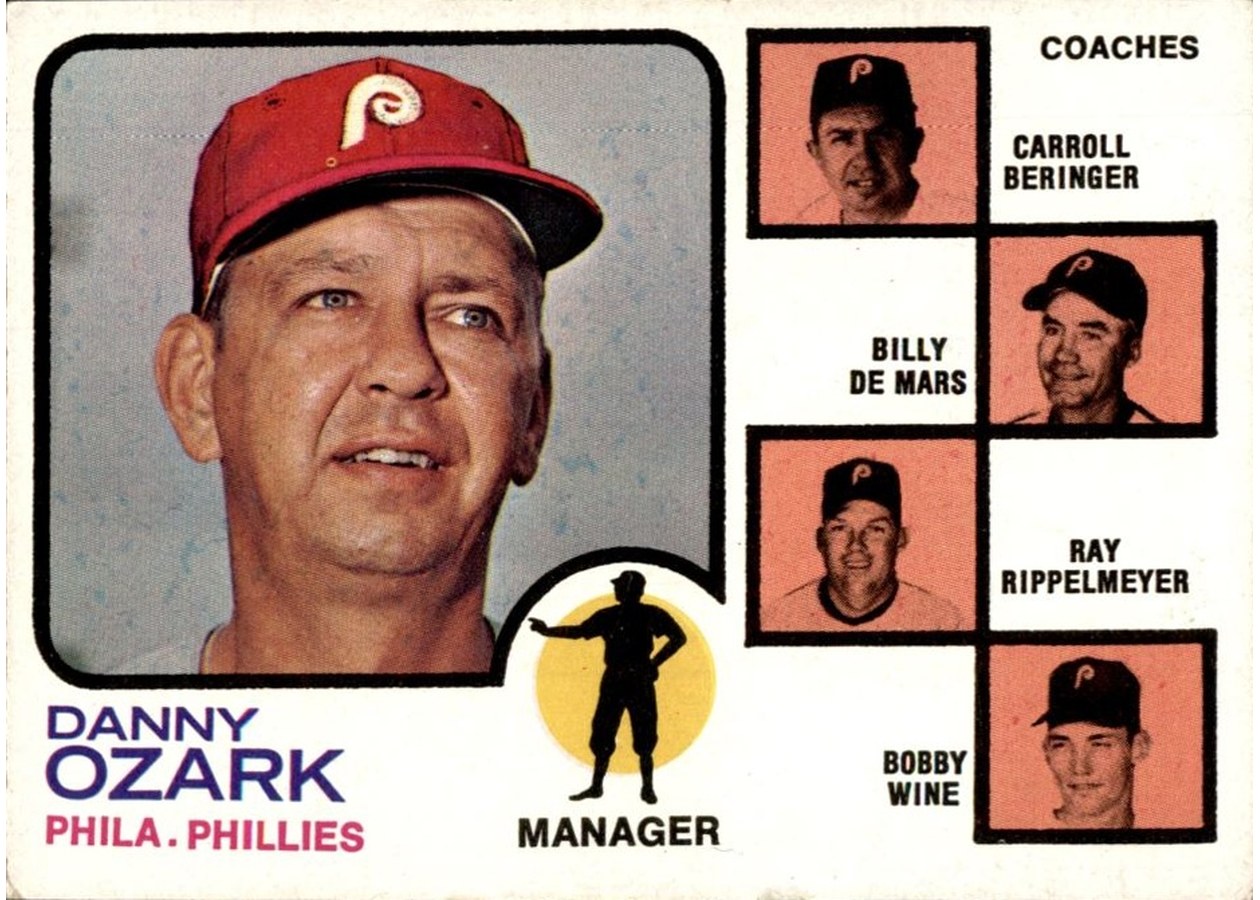 1973 Topps #486 Phillies Field Leaders, Philadelphia Phillies