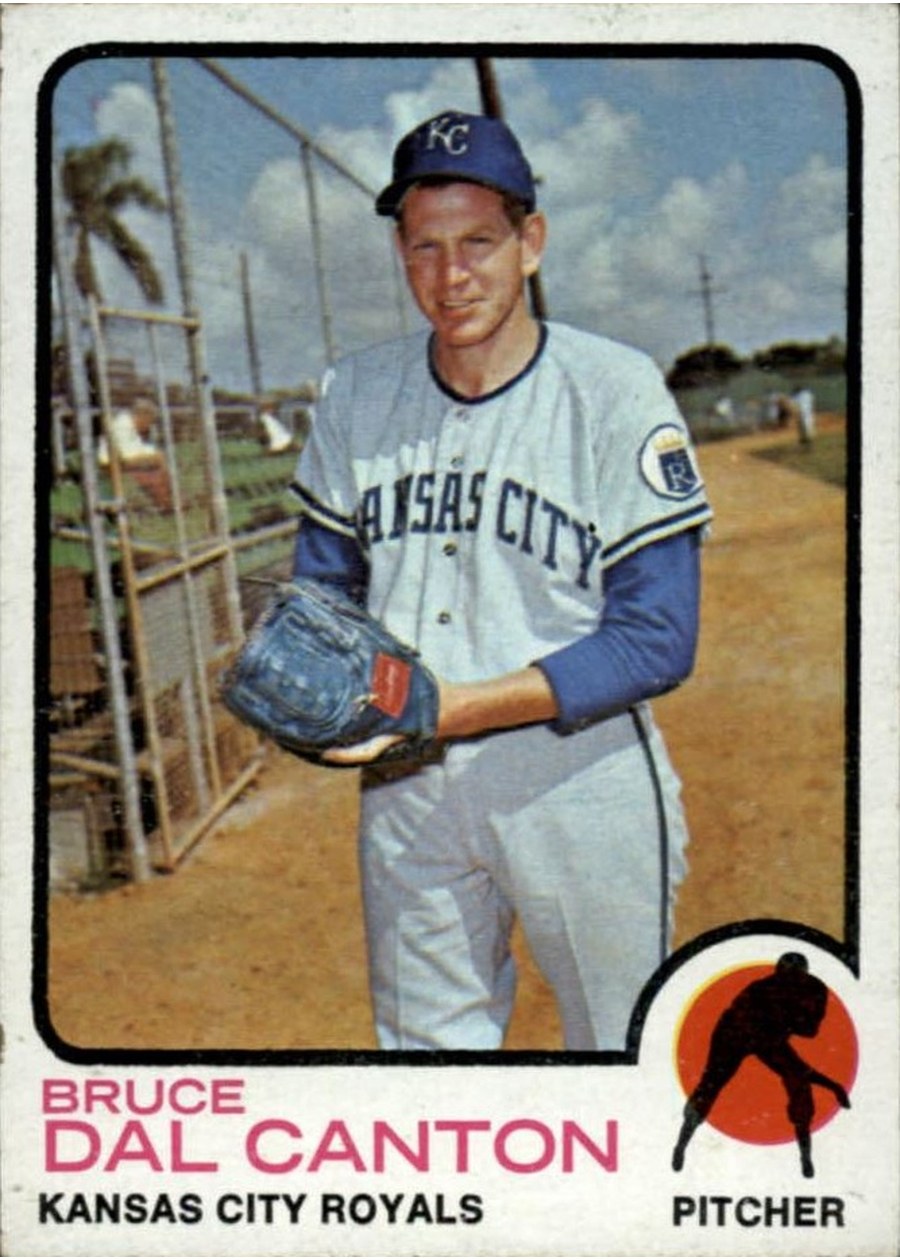 1973 Topps #487 Bruce Dal Canton, Kansas City Royals