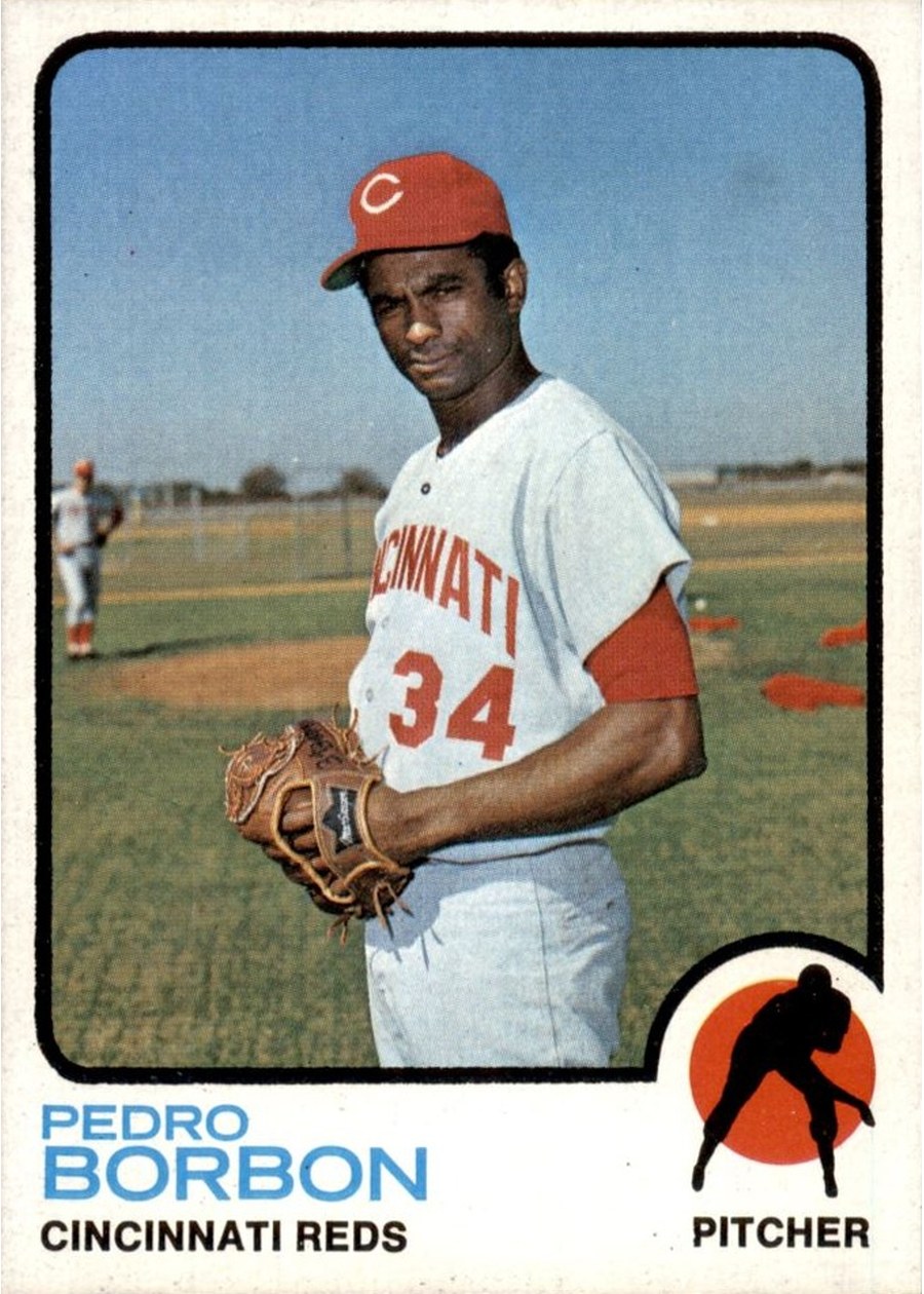 1973 Topps #492 Pedro Borbon, Cincinnati Reds