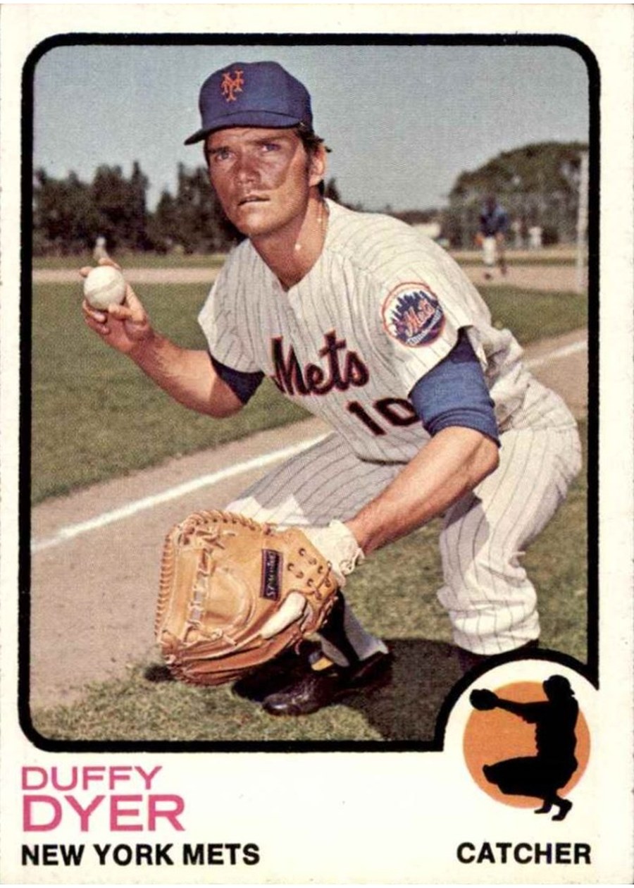 1973 Topps #493 Duffy Dyer, New York Mets