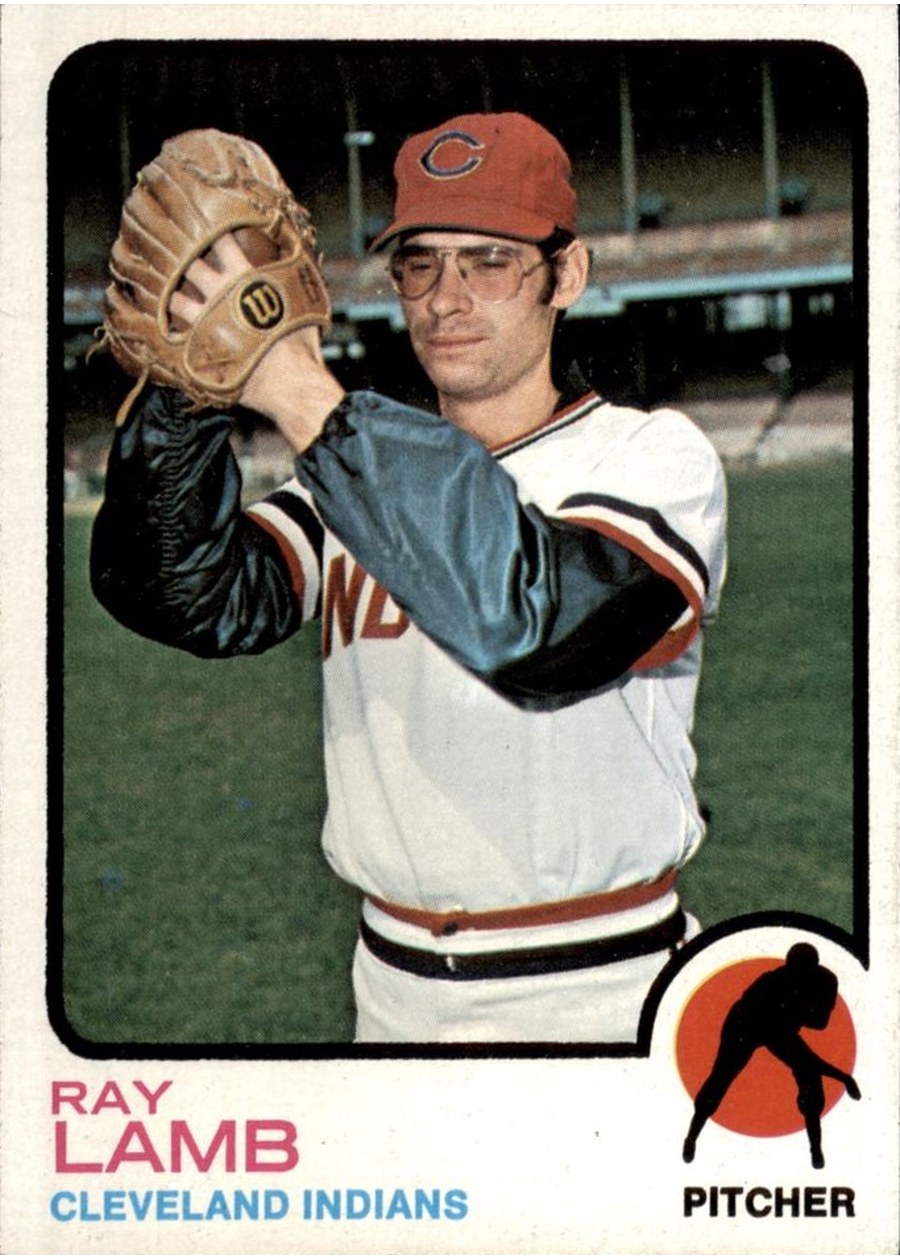 1973 Topps #496 Ray Lamb, Cleveland Indians