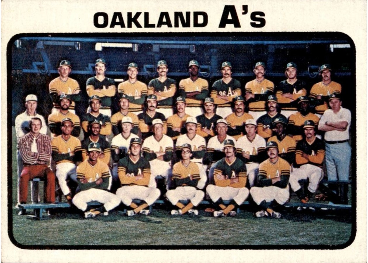 1973 Topps #500 Oakland A's