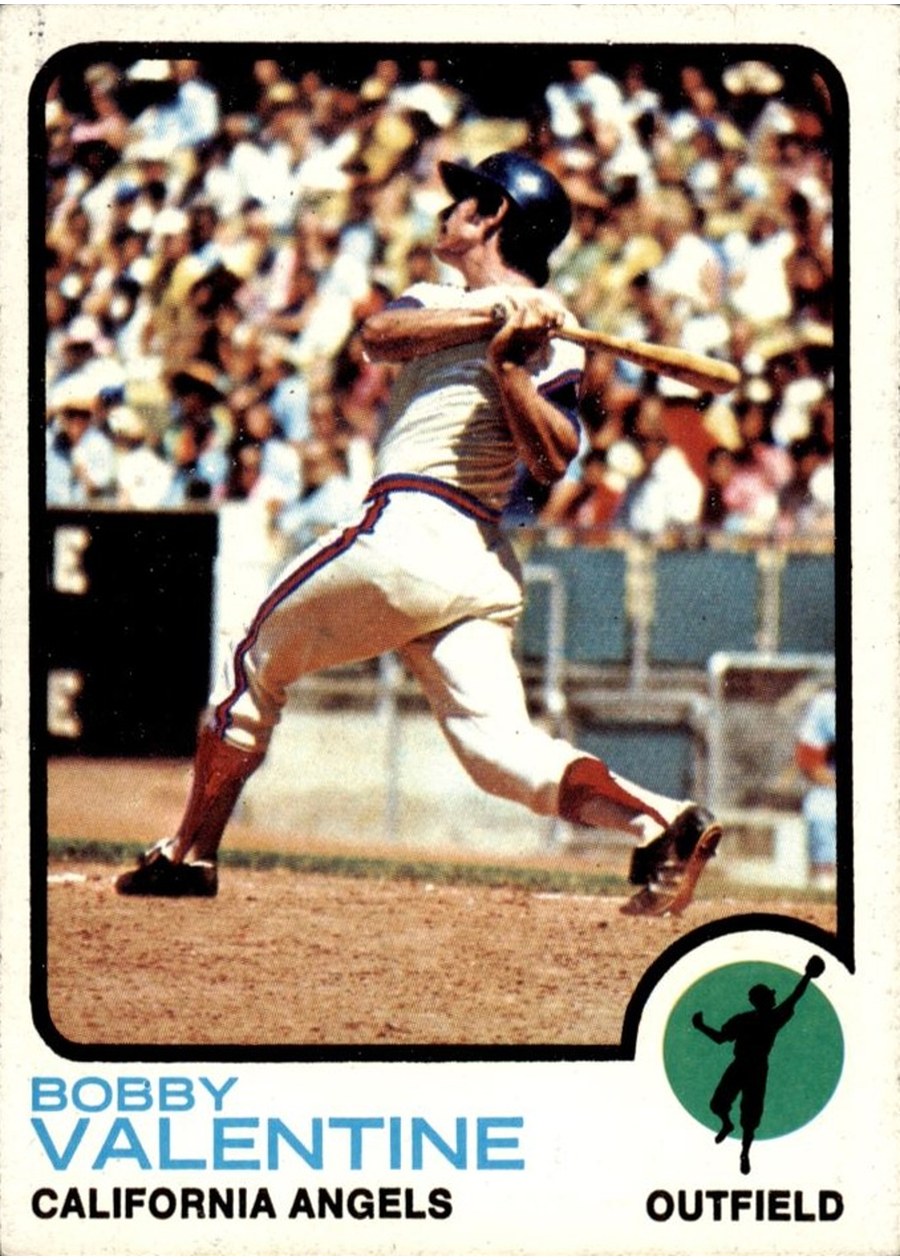 1973 Topps #502 Bobby Valentine, California Angels