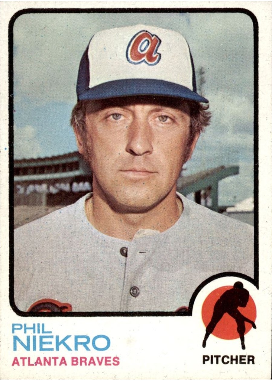 1973 Topps #503 Phil Niekro, Atlanta Braves