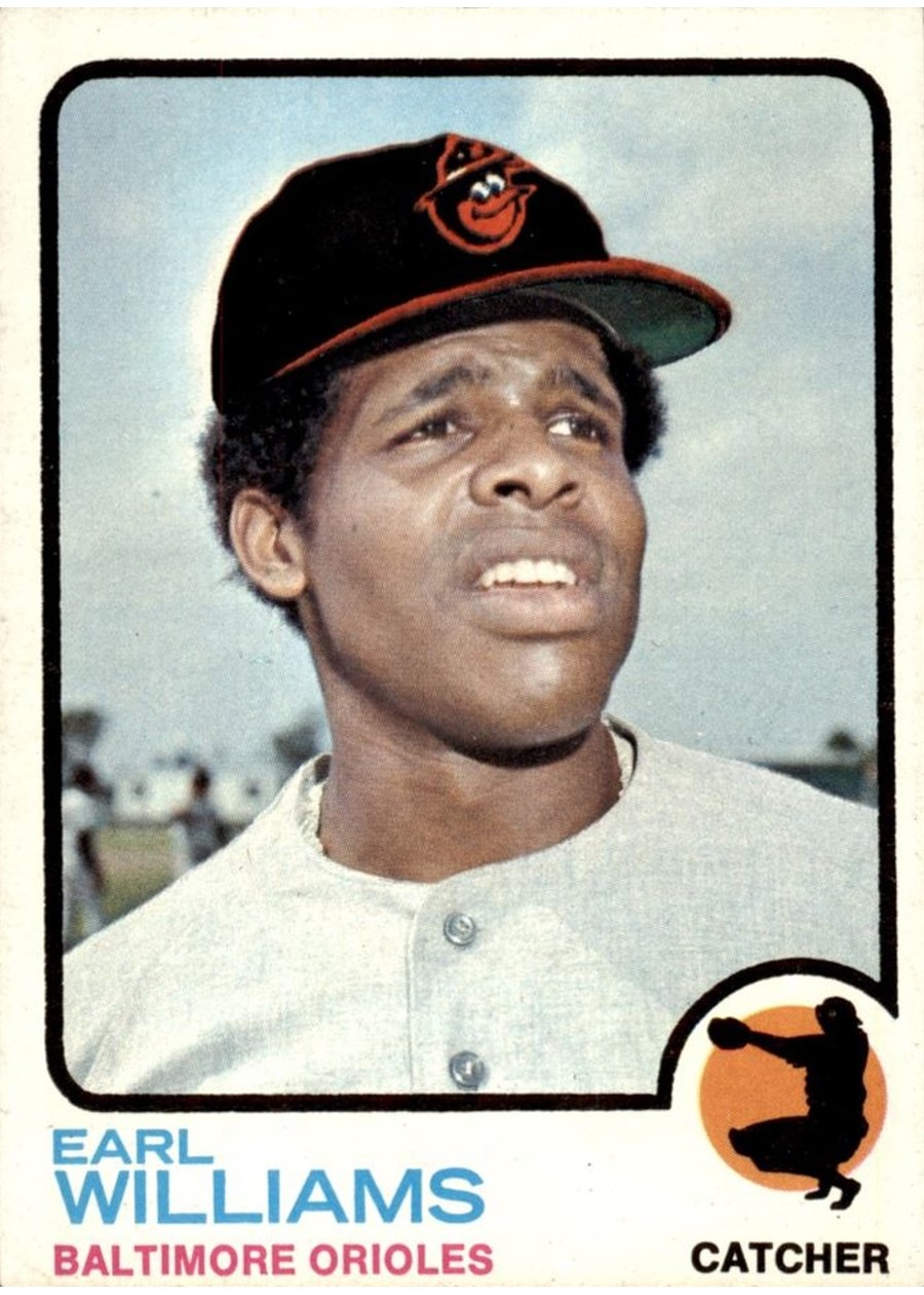 1973 Topps #504 Earl Williams, Baltimore Orioles