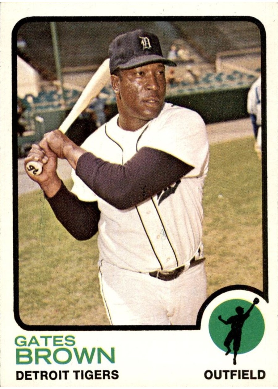 1973 Topps #508 Gates Brown, Detroit Tigers