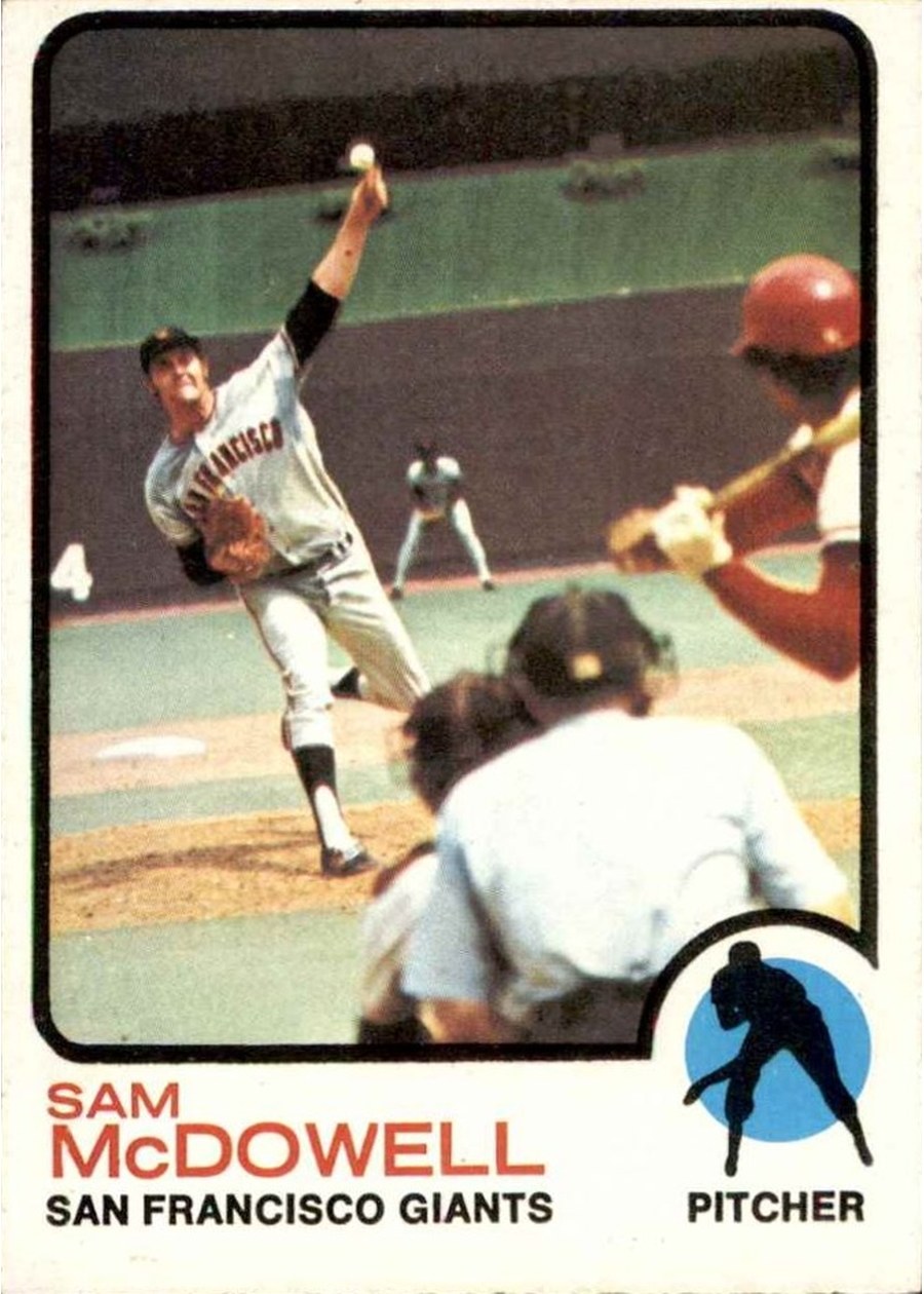 1973 Topps #511 Sam McDowell, San Francisco Giants