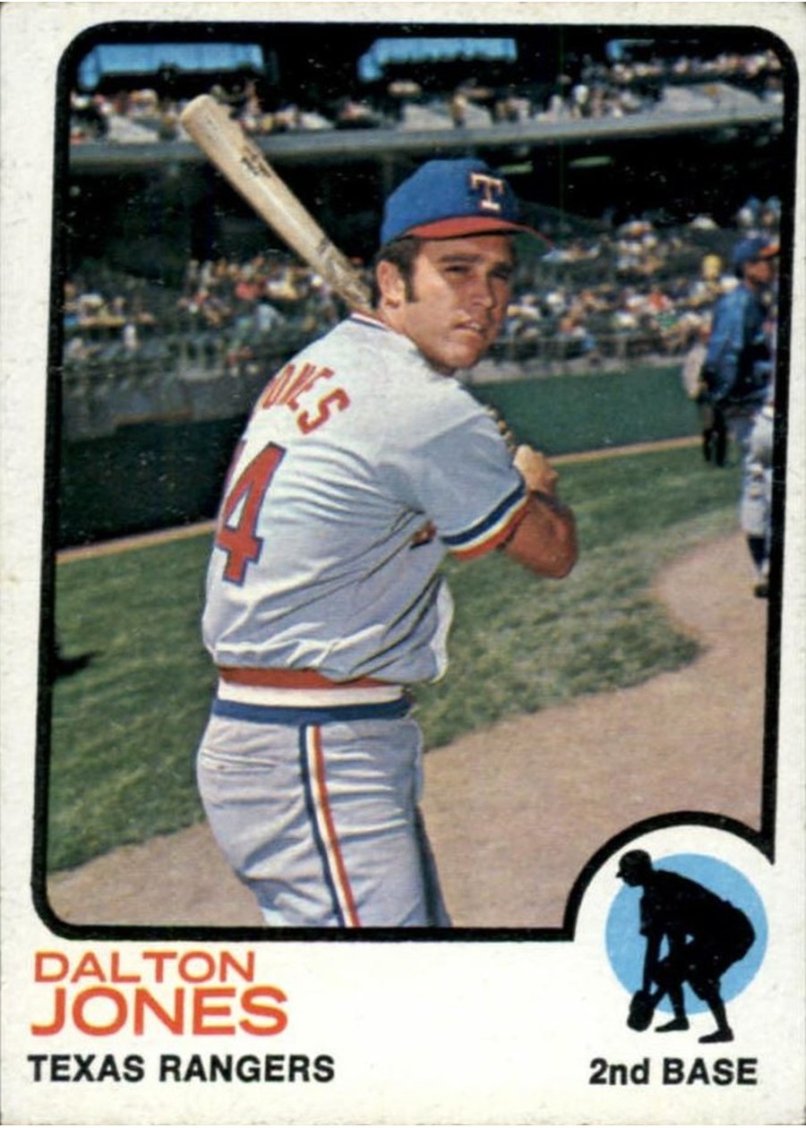 1973 Topps #512 Dalton Jones, Texas Rangers