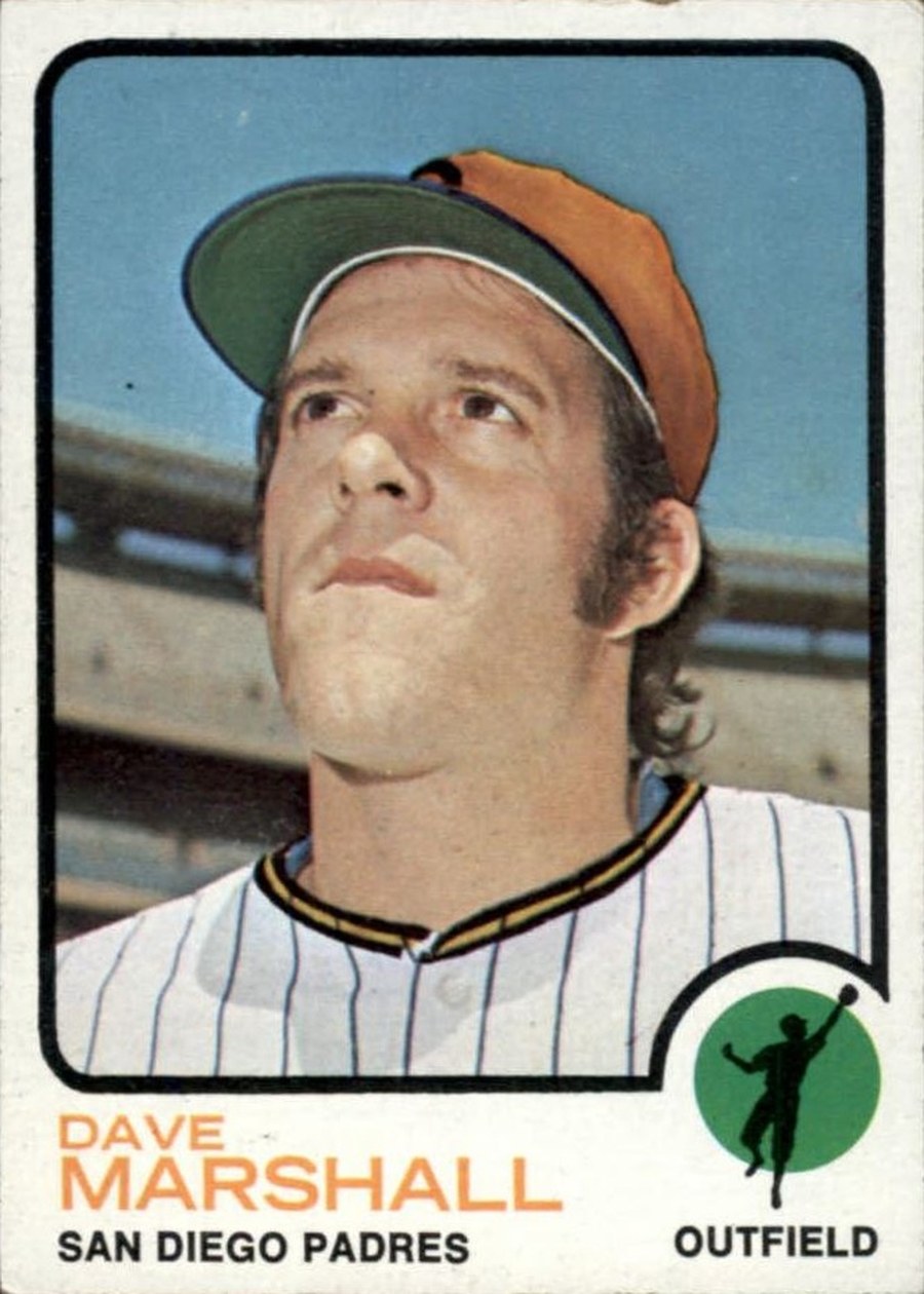 1973 Topps #513 Dave Marshall, San Diego Padres