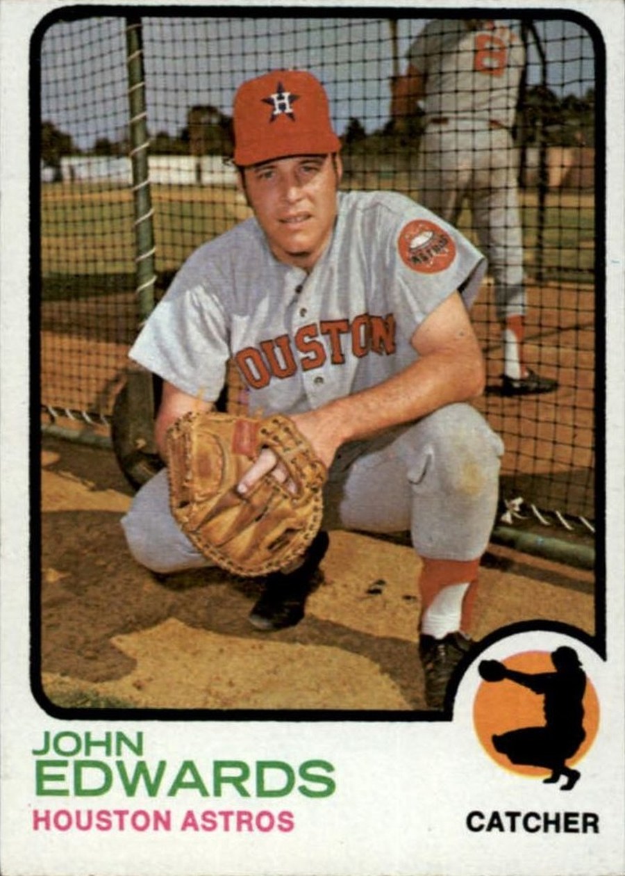 1973 Topps #519 John Edwards, Houston Astros