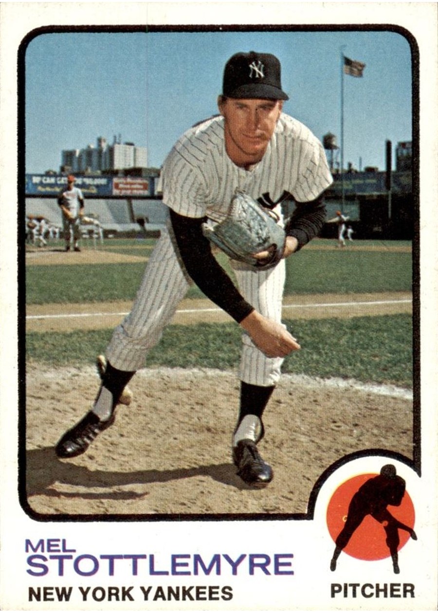 1973 Topps #520 Mel Stottlemyre, New York Yankees