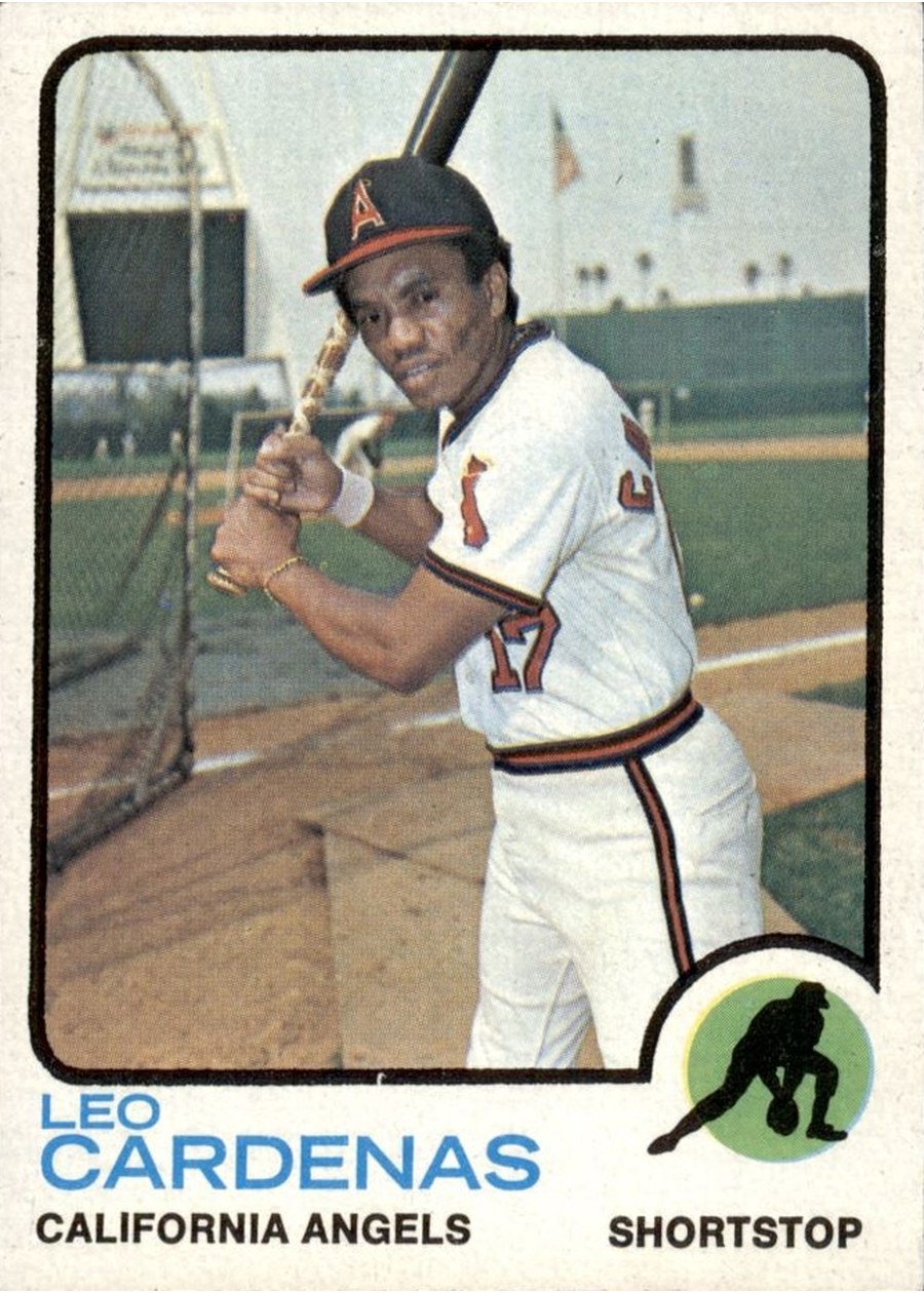 1973 Topps #522 Leo Cardenas, California Angels