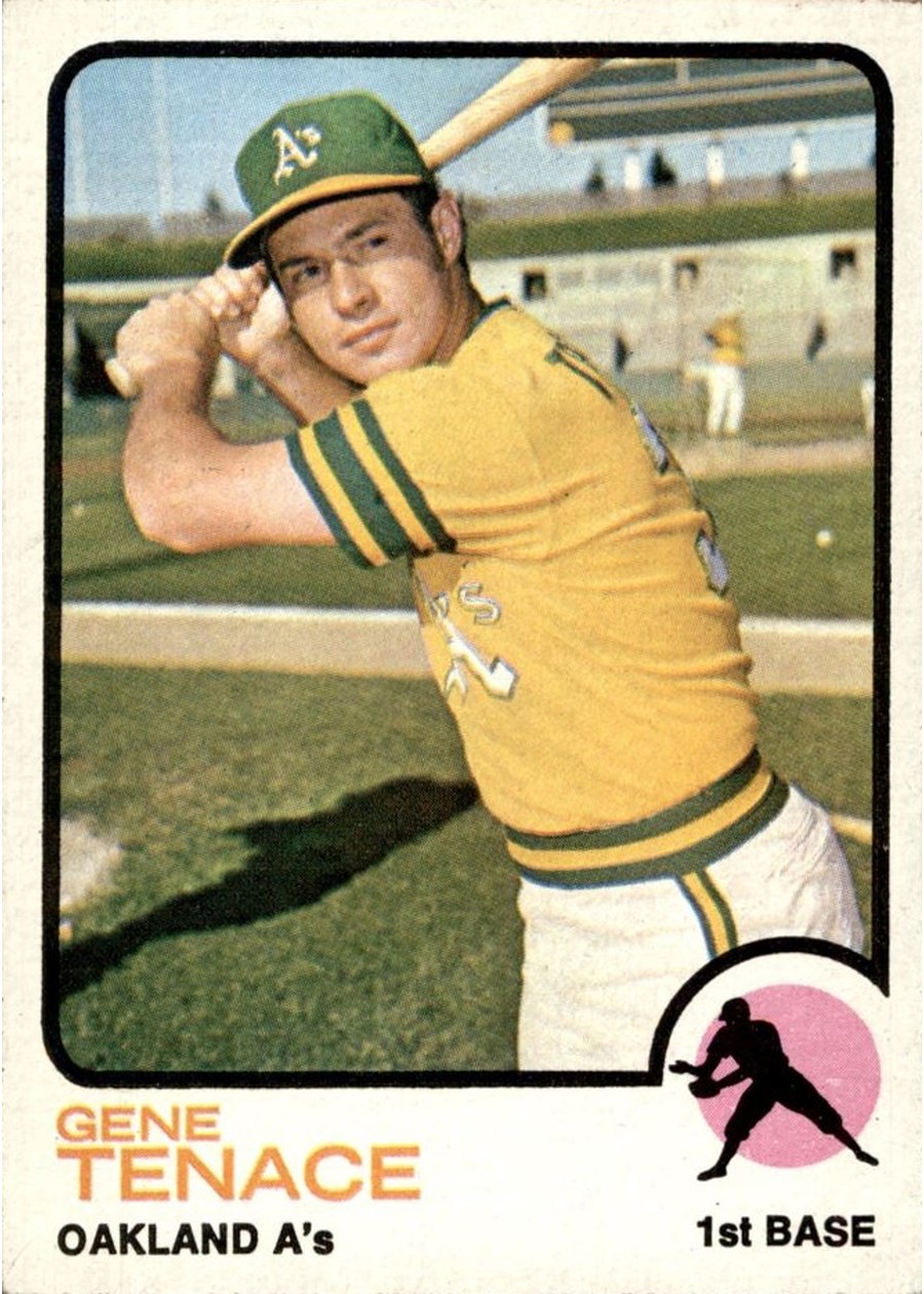 1973 Topps #524 Gene Tenace, Oakland Athletics