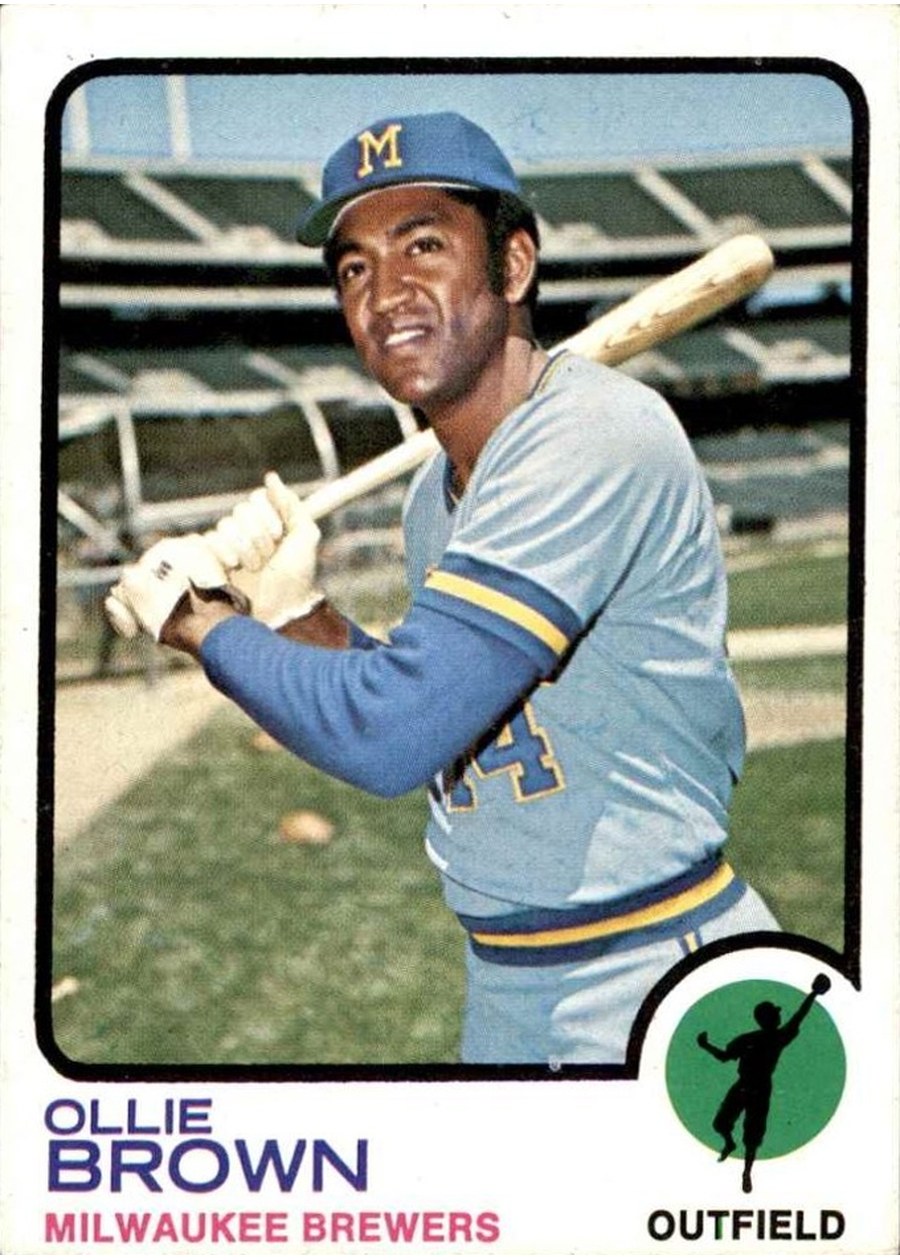 1973 Topps #526 Ollie Brown, Milwaukee Brewers